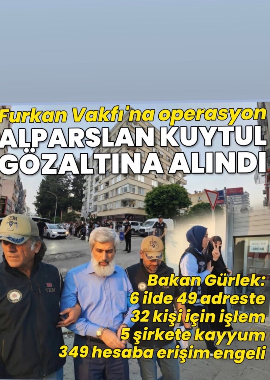 Alparslan kuytul ve eşine Gözaltı